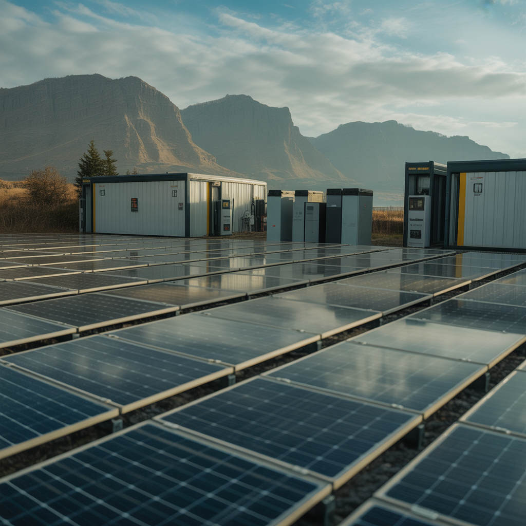 Sistema de almacenamiento de energía solar con baterías